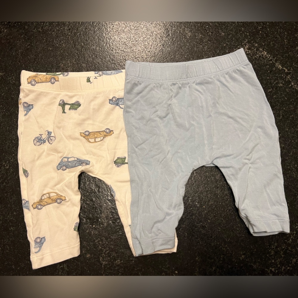 Carter's Kids Casual Bottoms - Cream and Light Blue